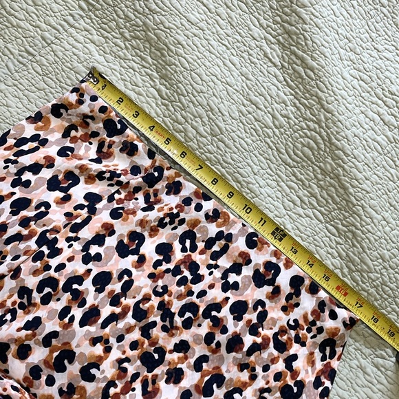 Democracy, leopard print satin slip skirt - Picture 4 of 6